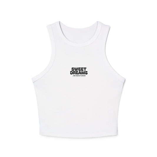 Sweet Dreams Women's Micro Rib Racer Tank Top