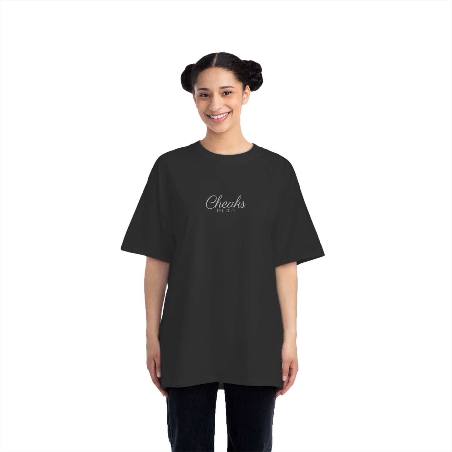 Cheaks Short-Sleeve Oversized T-Shirt