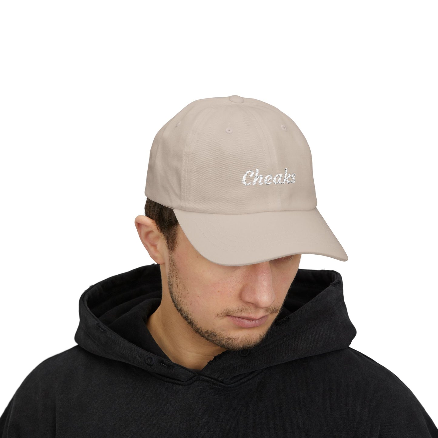 Classic Dad Cap with Cheaks Design, Trendy Baseball Hat, Casual Gift for Dads, Summer Accessory, Unisex Cap for Everyday Wear