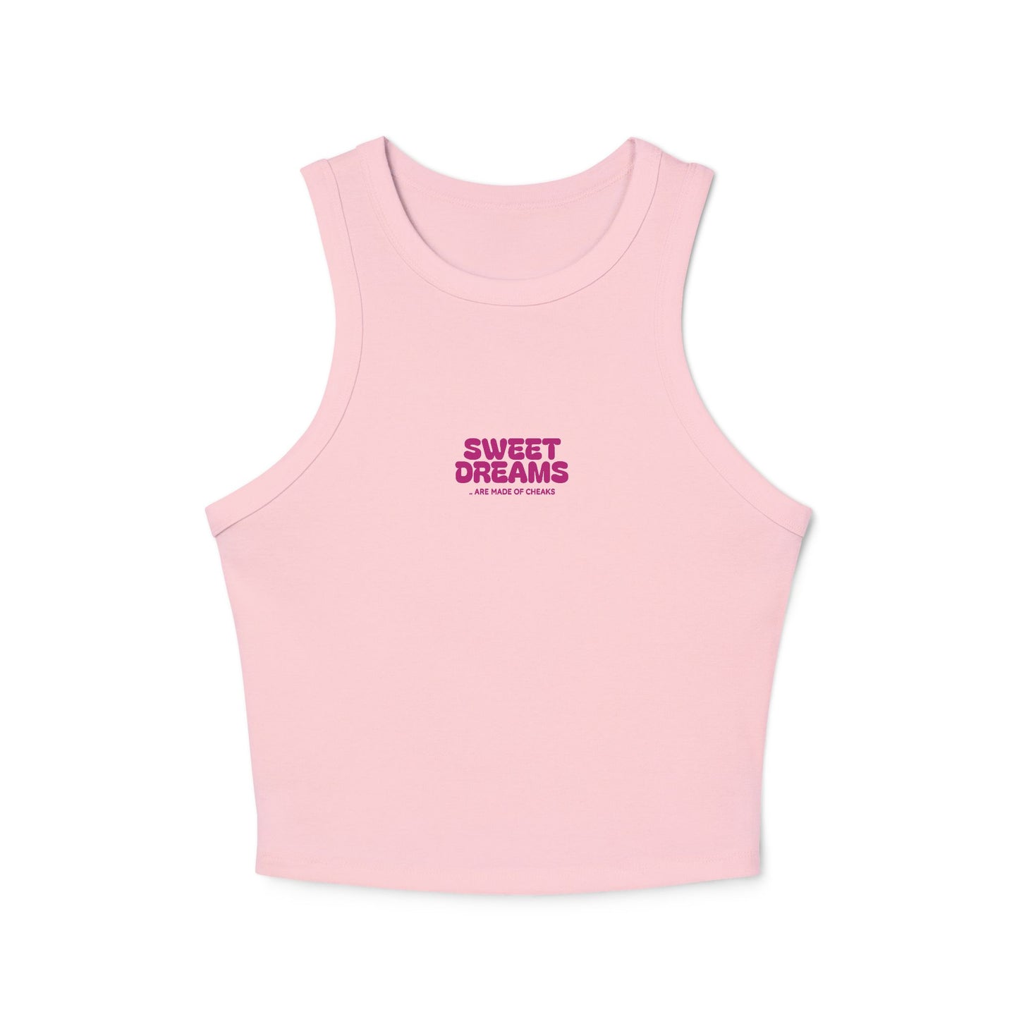 Sweet Dreams Women's Micro Rib Racer Tank Top