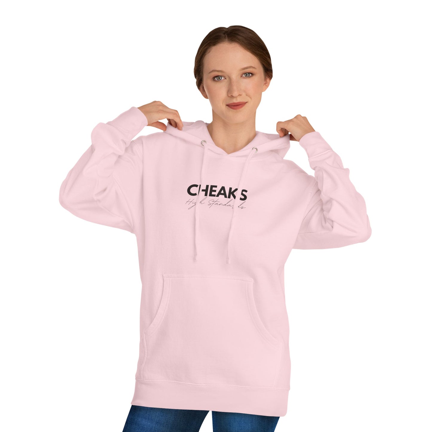 Cheaks Core Pink Hoodie