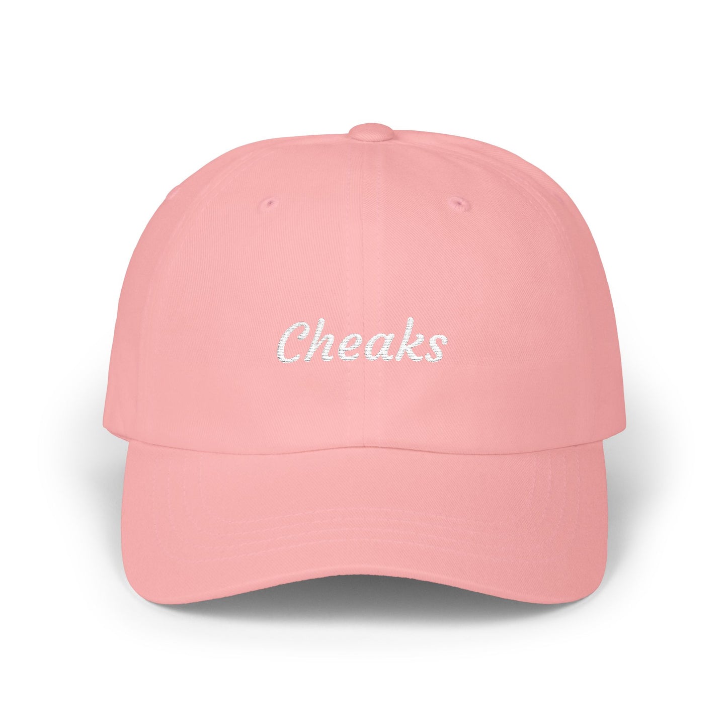 Classic Dad Cap with Cheaks Design, Trendy Baseball Hat, Casual Gift for Dads, Summer Accessory, Unisex Cap for Everyday Wear