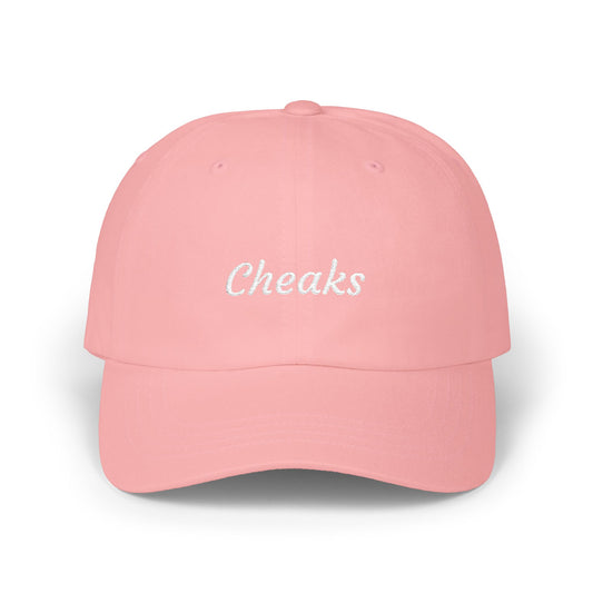 Classic Dad Cap with Cheaks Design, Trendy Baseball Hat, Casual Gift for Dads, Summer Accessory, Unisex Cap for Everyday Wear