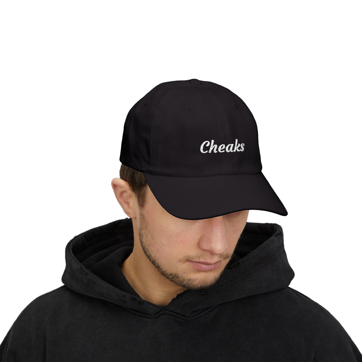 Classic Dad Cap with Cheaks Design, Trendy Baseball Hat, Casual Gift for Dads, Summer Accessory, Unisex Cap for Everyday Wear