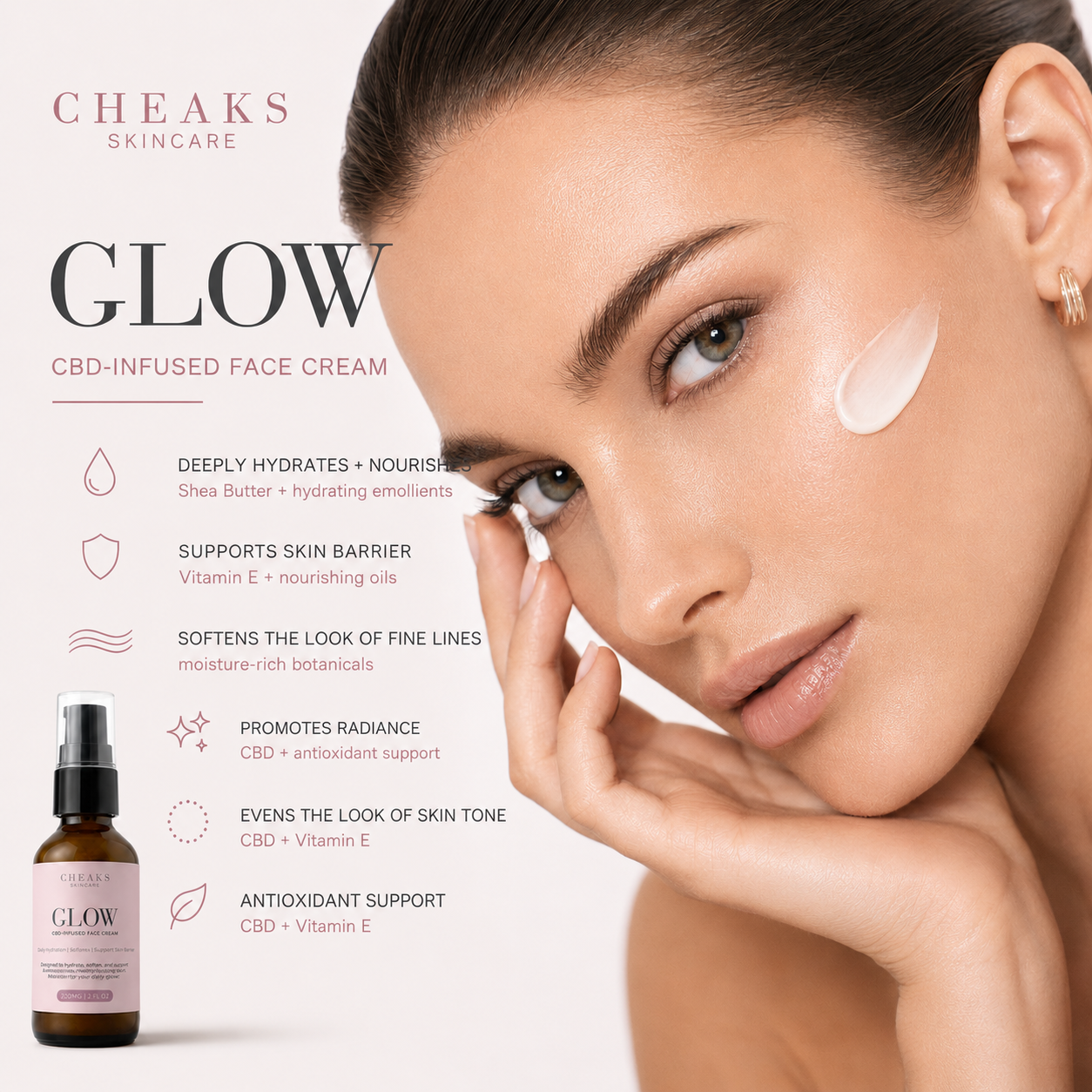 GLOW — CBD Infused Radiance + Hydration Face Cream