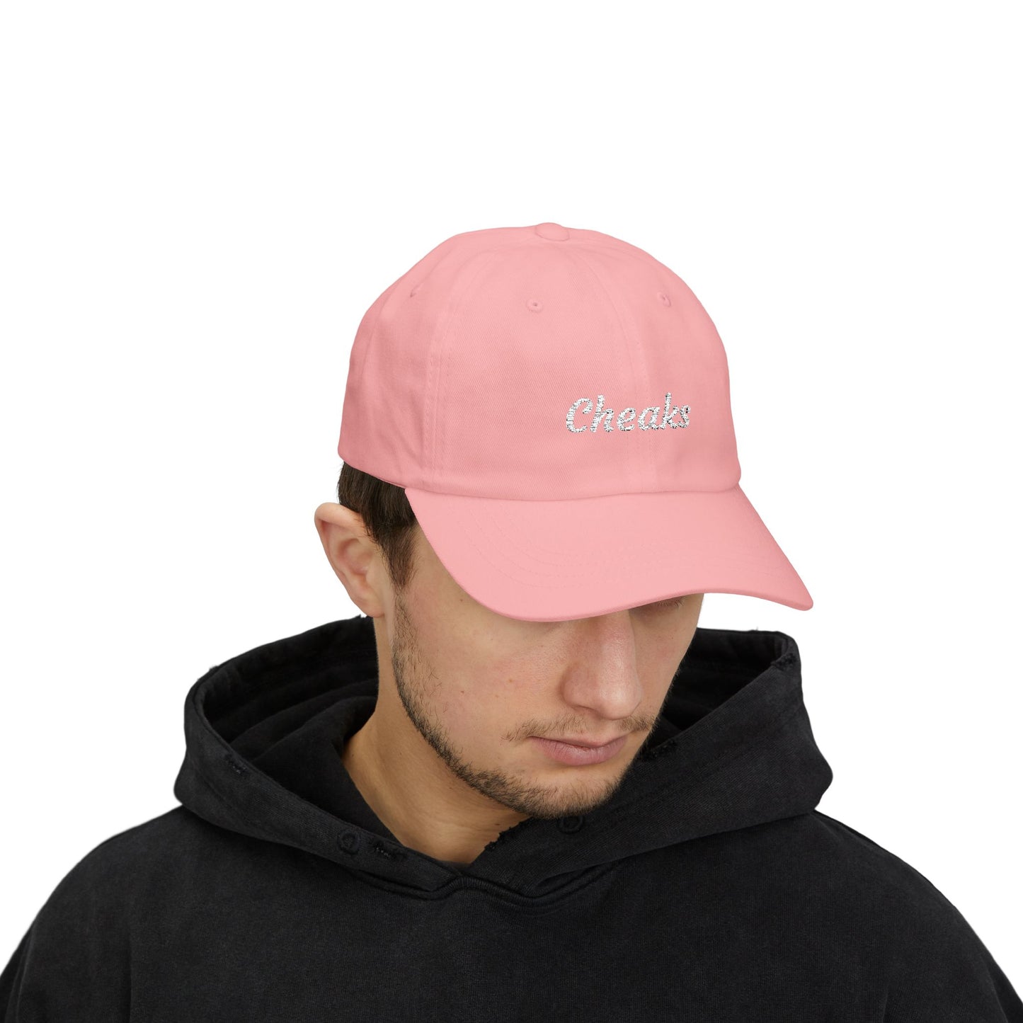 Classic Dad Cap with Cheaks Design, Trendy Baseball Hat, Casual Gift for Dads, Summer Accessory, Unisex Cap for Everyday Wear