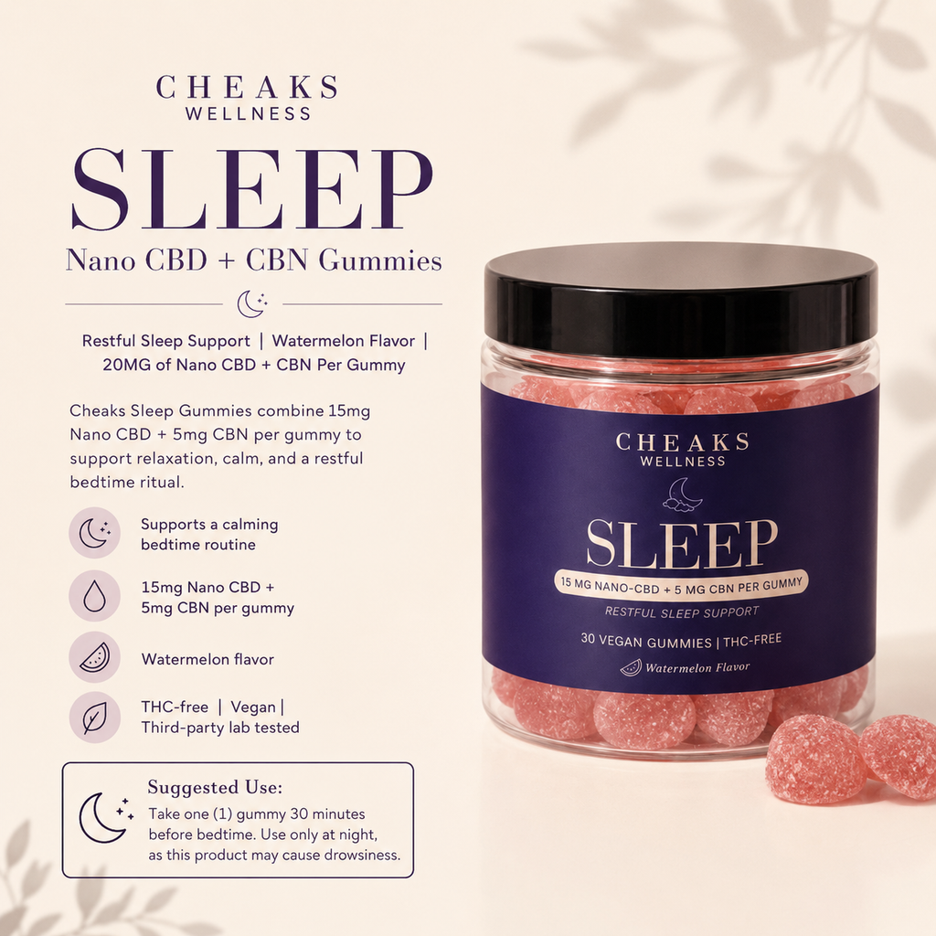 SLEEP — Nano CBD + CBN Nighttime Gummies