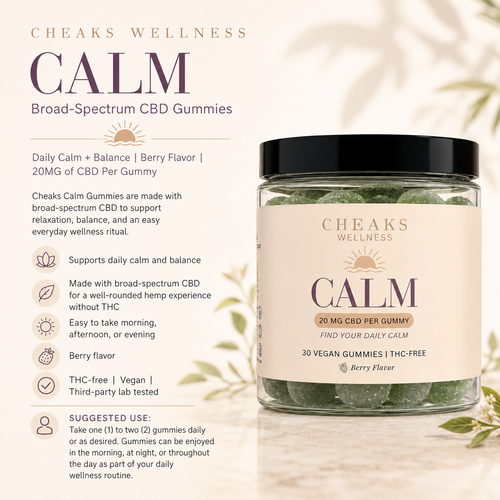 CALM — Broad Spectrum CBD Gummies